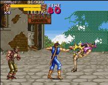 une photo d'Ã©cran de Final Fight 2 sur Nintendo Super Nes